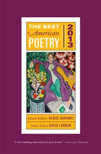 Cover Best American Poetry 2013