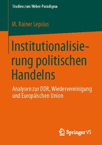 Cover Institutionalisierung politischen Handelns