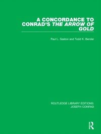 Cover Concordance to Conrad's The Arrow of Gold