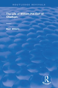 Cover Life of Wiliam Pitt Earl of Chatham