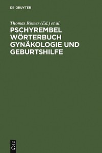 Cover Pschyrembel Wörterbuch Gynäkologie und Geburtshilfe