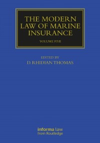 Cover Modern Law of Marine Insurance