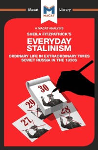 Cover Analysis of Sheila Fitzpatrick's Everyday Stalinism