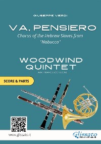 Cover "Va, pensiero" for Woodwind Quintet score & parts