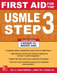 Cover First Aid for the USMLE Step 3, Fourth Edition