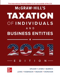 Cover ISE eBook Online Access for McGraw-Hill's Taxation of Individuals and Business Entities 2021 Edition