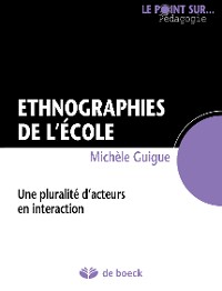 Cover Ethnographies de l'école