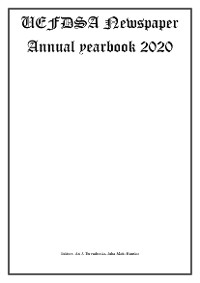 Cover UEFDSA Newspaper Annual yearbook 2020