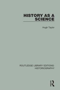 Cover History As A Science
