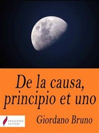 Cover De la causa, principio et uno