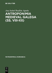 Cover Antroponimia medieval galega (ss. VIII–XII)