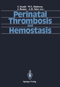 Cover Perinatal Thrombosis and Hemostasis