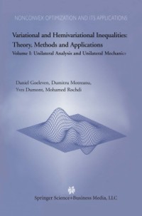 Cover Variational and Hemivariational Inequalities Theory, Methods and Applications