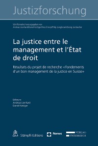 Cover La justice entre le management et l'État de droit