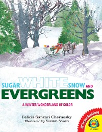 Cover Sugar White Snow and Evergreens