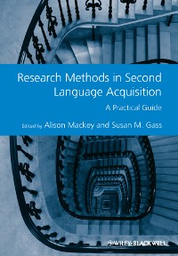 Cover Research Methods in Second Language Acquisition
