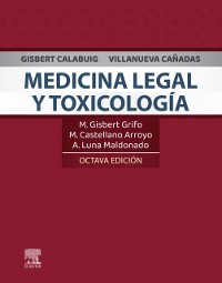 Cover Gisbert  Calabuig, Villanueva Canadas. Medicina legal y toxicologia