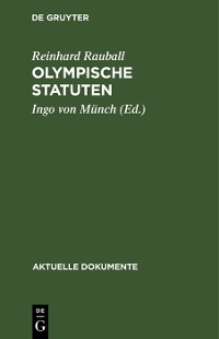 Cover Olympische Statuten
