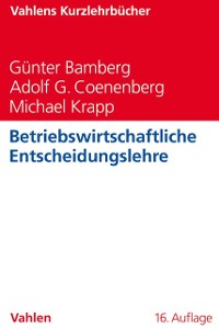 Cover Betriebswirtschaftliche Entscheidungslehre