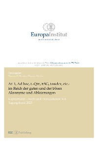 Cover AT 1, Ad hoc, L-QIF, ESG, Insider, etc.: im Reich der guten und der bösen Akronyme und Abkürzungen