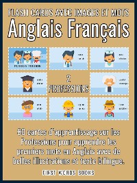 Cover 2 - Professions - Flash Cards avec Images et Mots Anglais Français