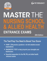 Cover Master the Nursing School & Allied Health Entrance Exams