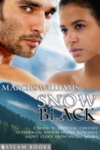 Cover Snow Black - A Sensual Medieval Fantasy Interracial BWWM Erotic Romance Short Story from Steam Books