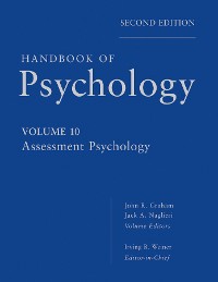 Cover Handbook of Psychology, Volume 10, Assessment Psychology