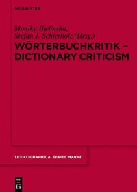 Cover Wörterbuchkritik - Dictionary Criticism