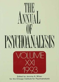 Cover The Annual of Psychoanalysis, V. 21