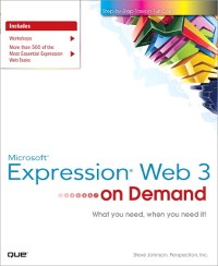 Cover Microsoft Expression Web 3 On Demand