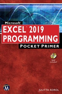 Cover Microsoft Excel 2019 Programming Pocket Primer