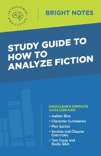 Cover Study Guide to How to Analyze Fiction