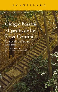 Cover El jardín de los Finzi-Contini