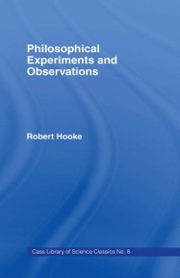 Cover Philosophical Experiments and Observations
