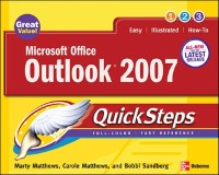 Cover Microsoft Office Outlook 2007 QuickSteps
