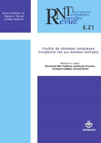 Cover Revue des nouvelles technologies de l''information, n° E-21. Fouille de données complexes