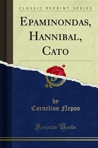 Cover Epaminondas, Hannibal, Cato