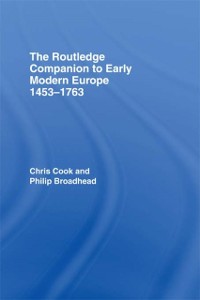 Cover Routledge Companion to Early Modern Europe, 1453-1763