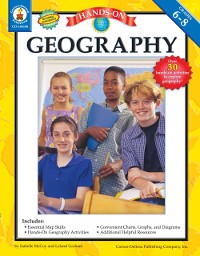 Cover Hands-On Geography, Grades 6 - 8