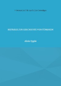 Cover Beiträge zur Geschichte von Türkheim