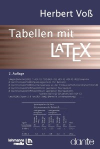 Cover Tabellen mit LaTex