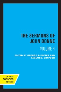 Cover The Sermons of John Donne, Volume IV