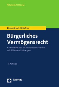 Cover Bürgerliches Vermögensrecht