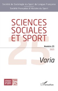 Cover Sciences sociales et sport Numero 25