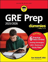 Cover GRE Prep 2025/2026 For Dummies