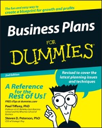 Cover Business Plans For Dummies