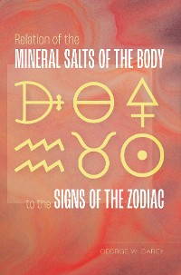 Cover Relation of the Mineral Salts of the Body to the Signs of the Zodiac