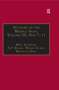 Cover Authors of the Middle Ages, Volume III, Nos 7-11