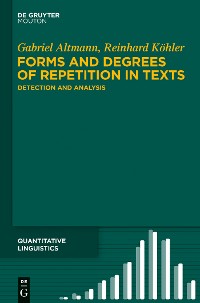 Cover Forms and Degrees of Repetition in Texts